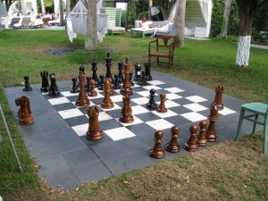 chess board from hotel in Miami
