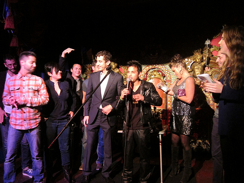 will all the bartenders come to the stage?