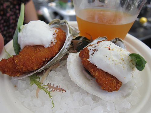 ink.'s chicken oysters