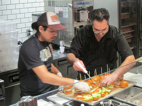 assembling sliders for the crowd