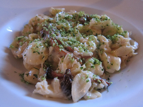 Dungeness crab mac and cheese