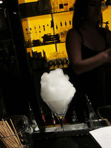 cotton candy for the Magic Mojito