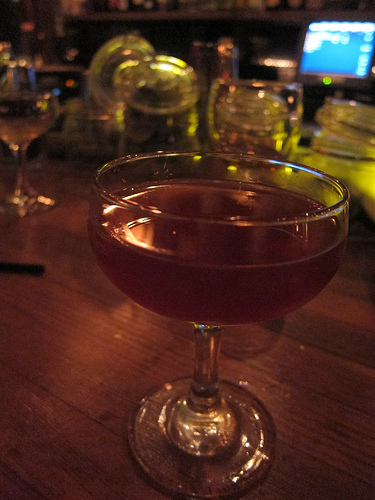 candy cap mushrooms infused whiskey cocktail