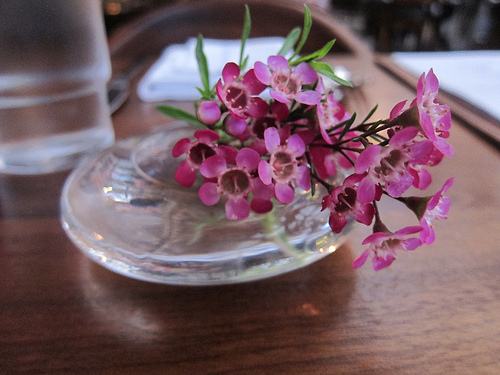 centerpiece at Hinoki & the Bird