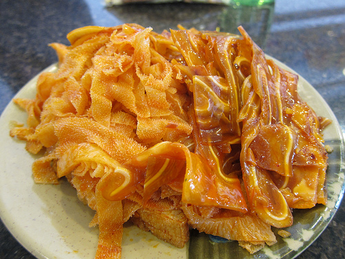 spicy tripe, tofu and pig ear