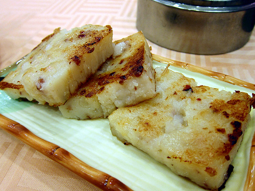 daikon/taro cakes