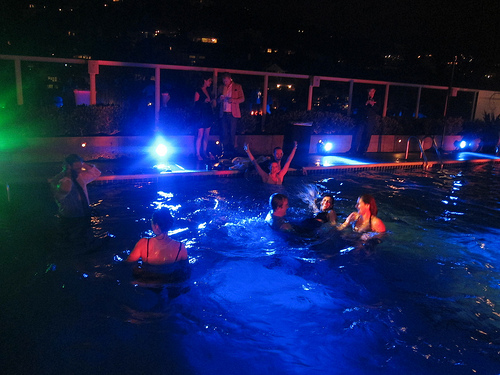 everyone, in the pool!