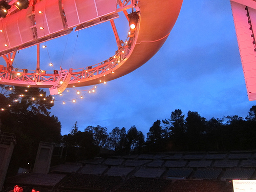 The Minty onstage at the Hollywood Bowl