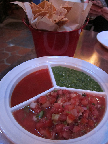 trio of salsas