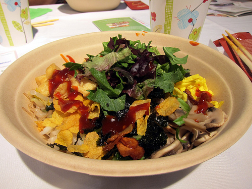 My bowl doesn't look so neat and pretty