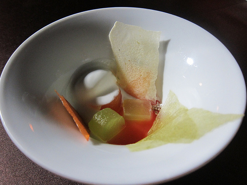melon dessert from Patina