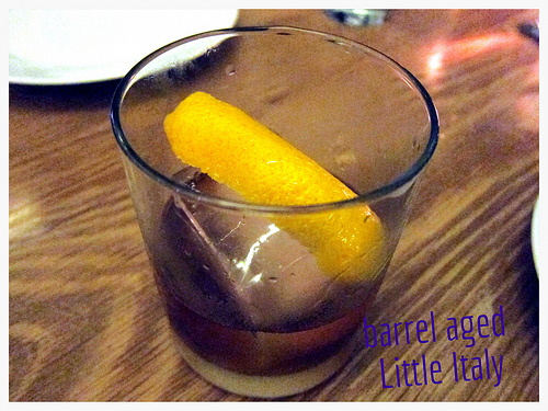 Barrel-aged Little Italy