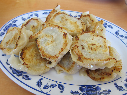 lamb and zucchini dumplings