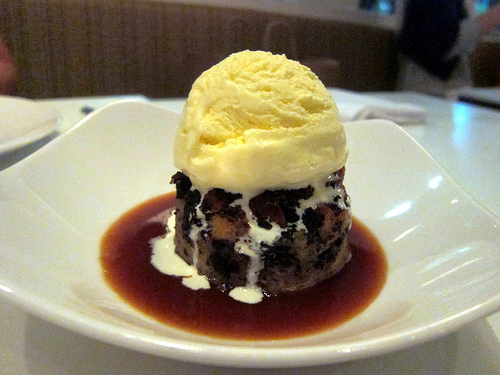 pretzel bread pudding