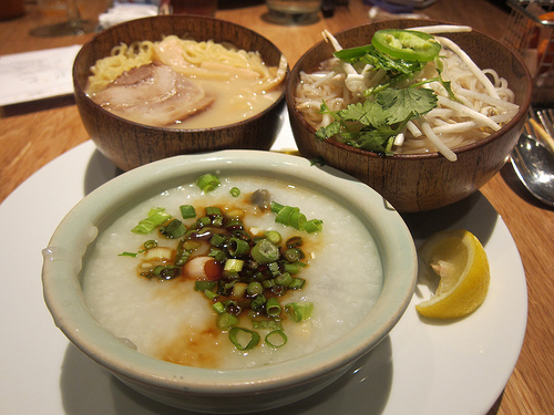 trio of soups