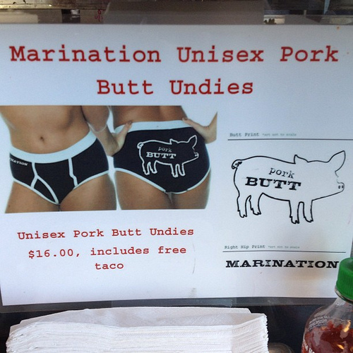 Marination Unisex Pork Butt Undies for sale