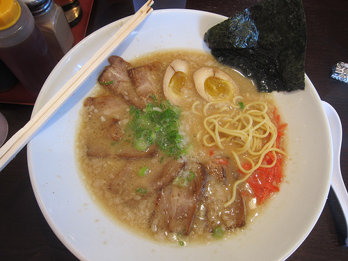 chasu tonkotsu ramen at Umenoya