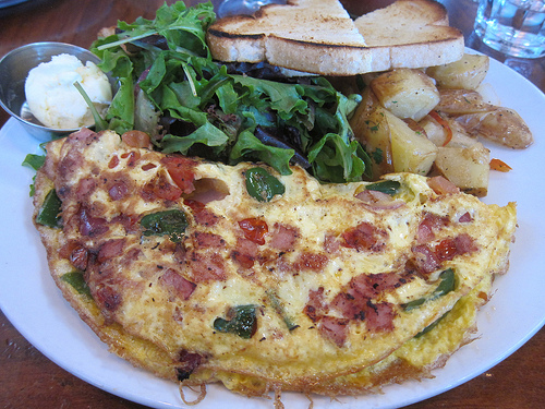 "Western" omelette