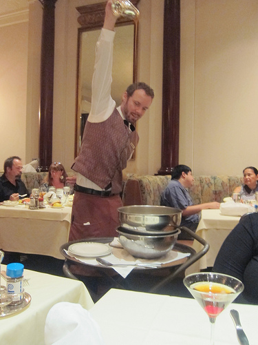 the famous spinning salad