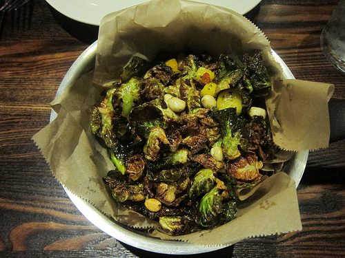 Thai style Brussels sprouts