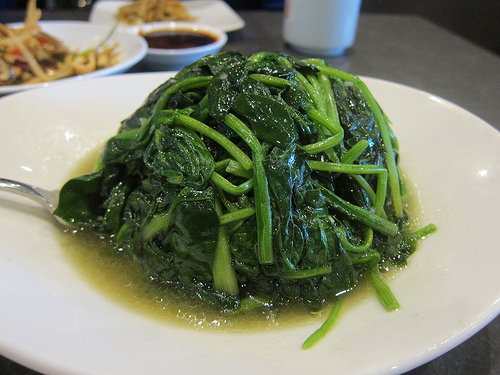 spinach with garlic