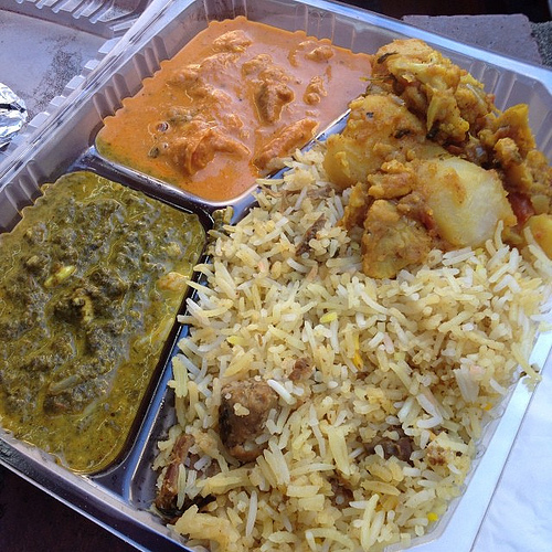 combo from Tandoor's Saffron Indian Kitchen