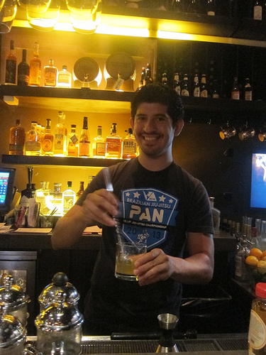 Angel at Vertical Wine Bar