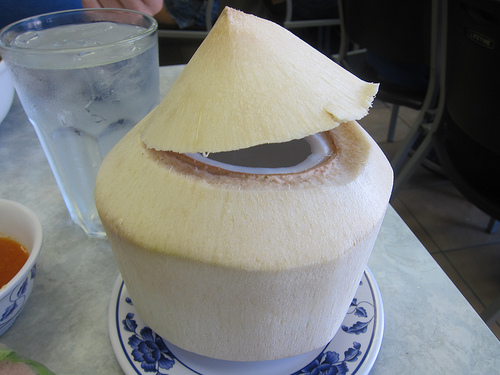real coconut water