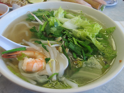 shrimp, fish and ham hock rice noodles