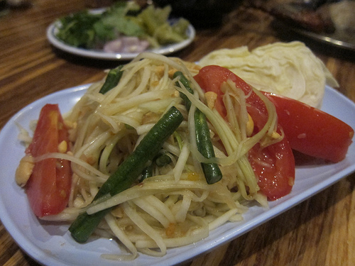 green papaya salad