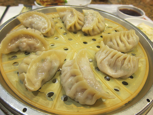 steamed beef dumplings