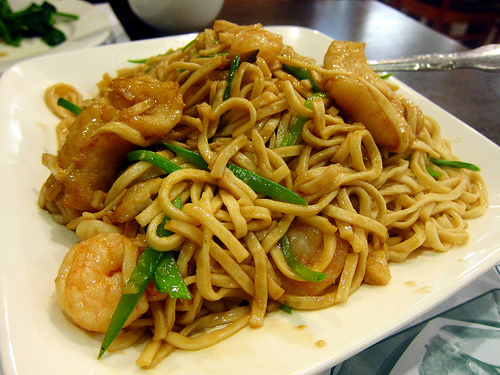 seafood e-fu noodles