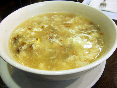 seafood and tofu soup