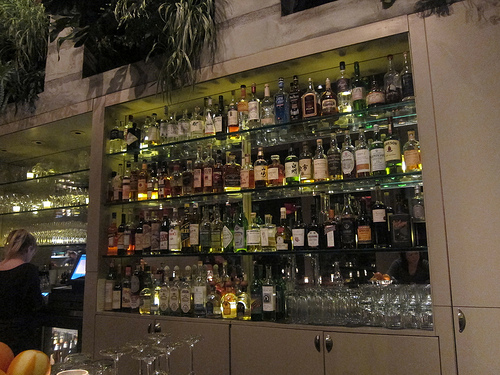 the bar at Maven