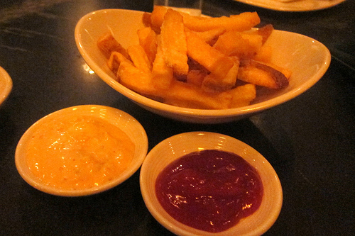 thrice-fried fries
