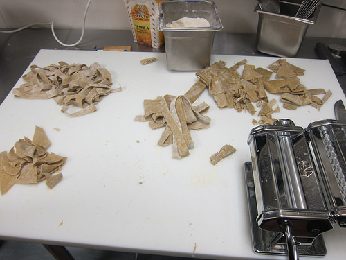 Maybe my pasta was a smidge too wide but it was still tasty!