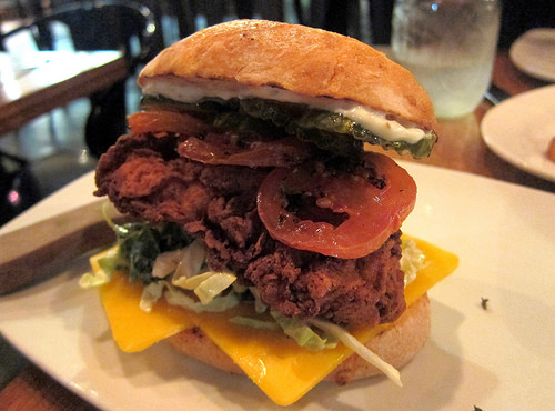 fried chicken sandwich