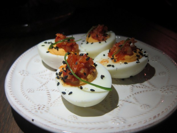 deviled eggs