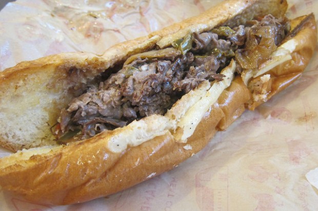 Philly cheesesteak from Belcampo