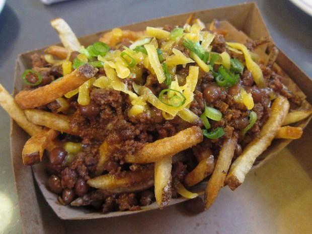 beef tallow fries with chili