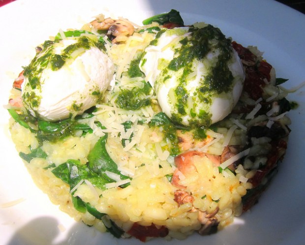 Breakfast risotto