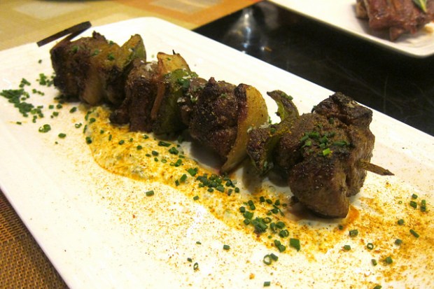 lamb skewer