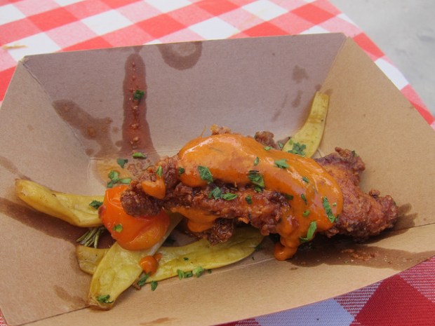 Spanish fried chicken from aoc/ Luques/ Tavern