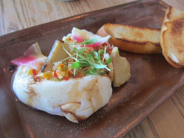 artichoke and burrata