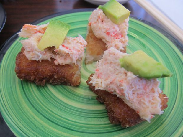 crab and avocado toast