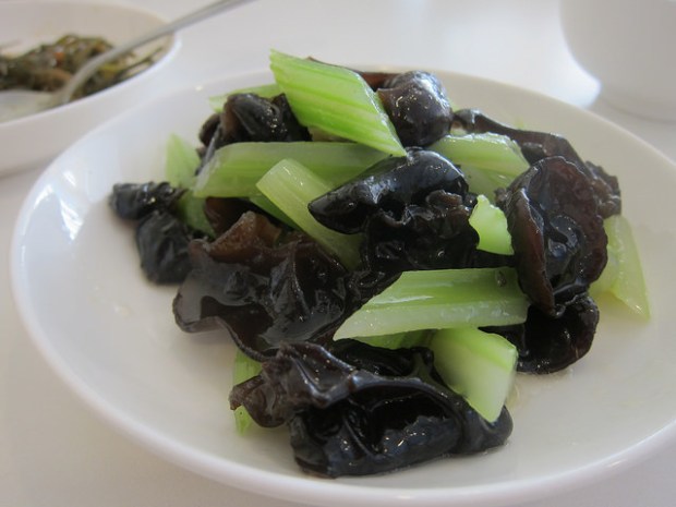 celery and wood ear salad