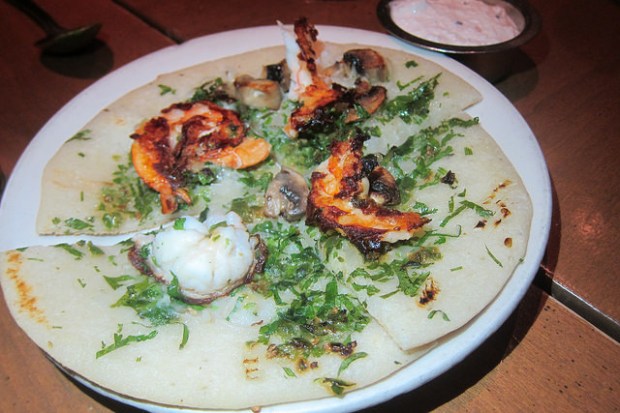 shrimp uttapam