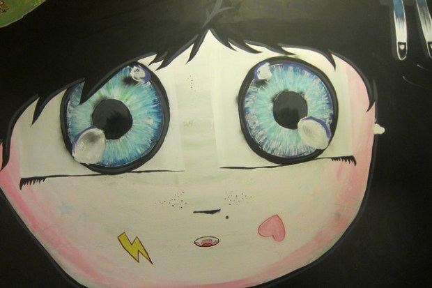 anime-style artwork at Cal Shabu