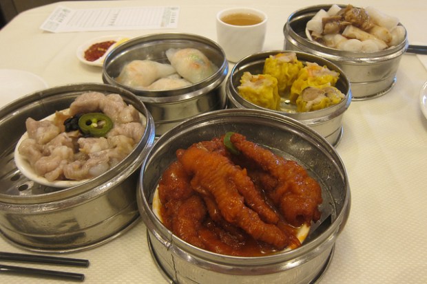 dim sum spread at Top Island