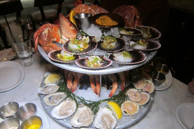 seafood tower